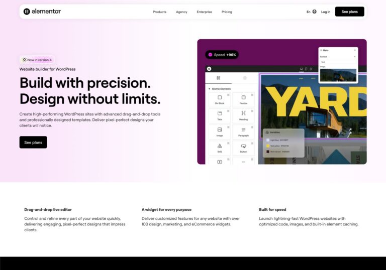 Elementor 4: el estándar de oro para el diseño web profesional